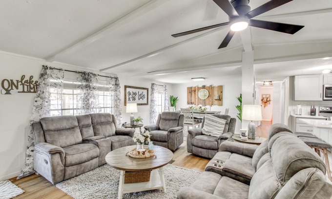 Andalusia Casa | Private Dock + Fire Pit: Point A Lake Retreat!