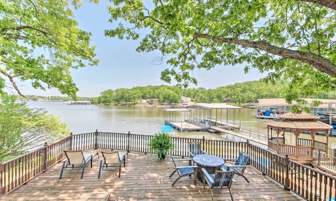 Lake of the Ozarks Casa | Private Dock: Home on Lake of the Ozarks