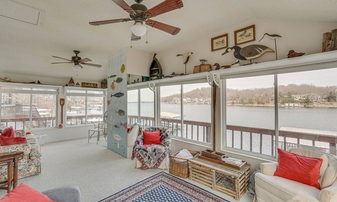 Sunrise Beach Casa | Private Dock: Lake of the Ozarks Hideaway!