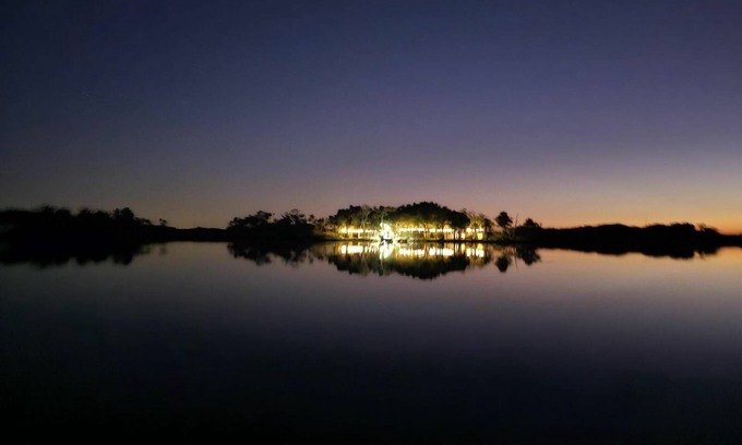 Homosassa Cabina | Private Gazebo on an Island with boat transportation to/from and meals provided.