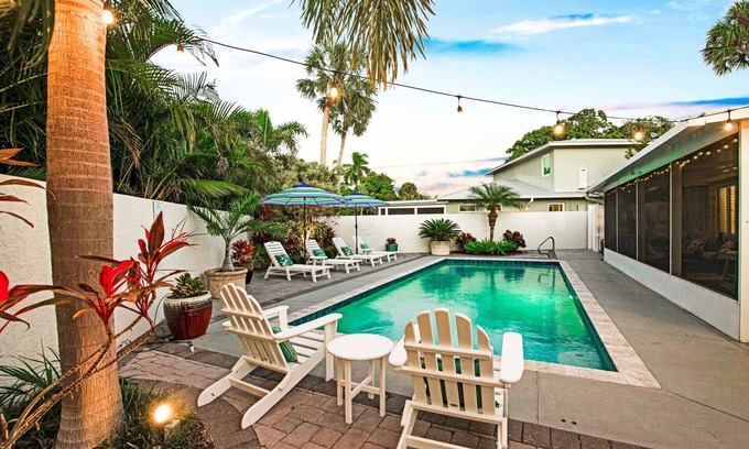 Saint Armands Key Casa | Blue Palm - Cuatro Habitaciones Casa, Capacidad 10