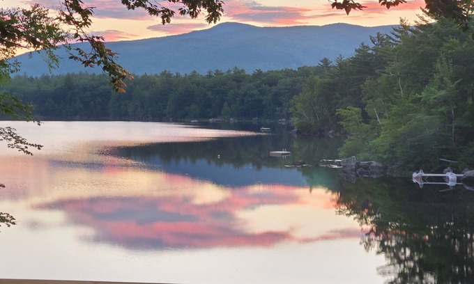 Moultonborough Casa | Private home with beach in a secluded cove all to yourself.