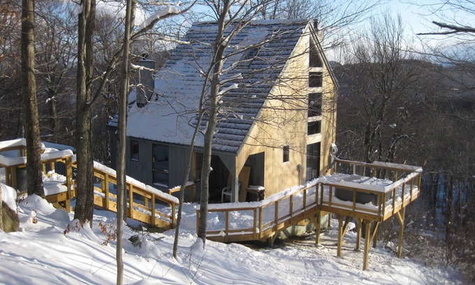 Central Vermont- Killington Casa | Casa y fantástico Privado Vistas Off Home Stretch Trail