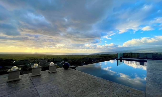 Sunset Ridge Casa | Impresionantes vistas al mar sin obstáculos con piscina privada Infinity Edge.