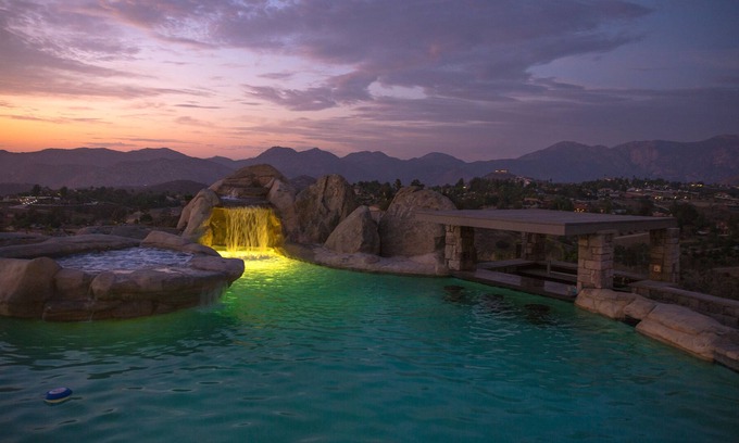 Lakeside Cabaña | Private Mountaintop Pool Retreat