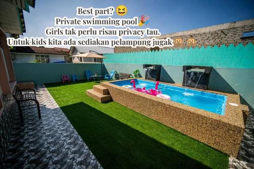 Kampung Chicha Casa | Private Pool Homestay Al-Qari