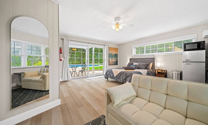 Fort King District Apartamento | Private Poolside Guesthouse Suite! Prime Ocala Location!