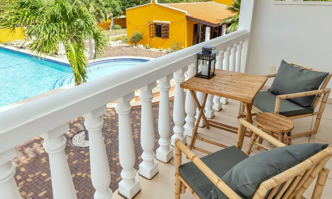 Kralendijk Casa | Private room with balcony (first floor) - Boutique Hotel Wanapa