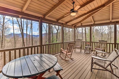 Sapphire Casa | Private Sapphire Valley Resort Cabin with Mtn Views!