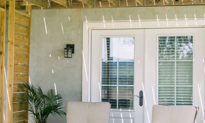 Goodville Otro | Private suite with kitchenette, bedroom, bathroom and patio.