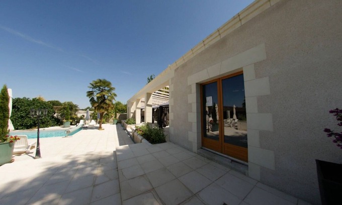 Cussay Cabaña | PRIVATE villa In Loire Valley Our Romantic Villa & Gardens,Heated Pool