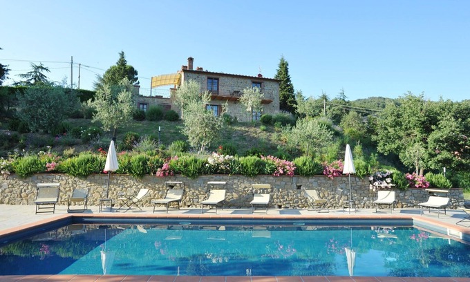 Lisciano Niccone Villa | Preciosa casa de vacaciones privada con piscina privada, WIFI, A/C, TV, terraza, cerca de Cortona