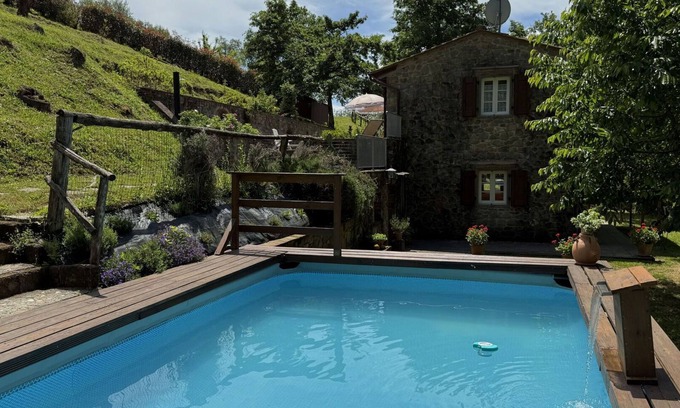 Pontito Villa | Casa de vacaciones privada con WIFI, piscina privada, A/C, TV, terraza, vista panorámica