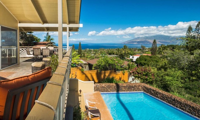 Wailea Casa | Casa privada de Wailea! Increíbles vistas al mar! Piscina grande!