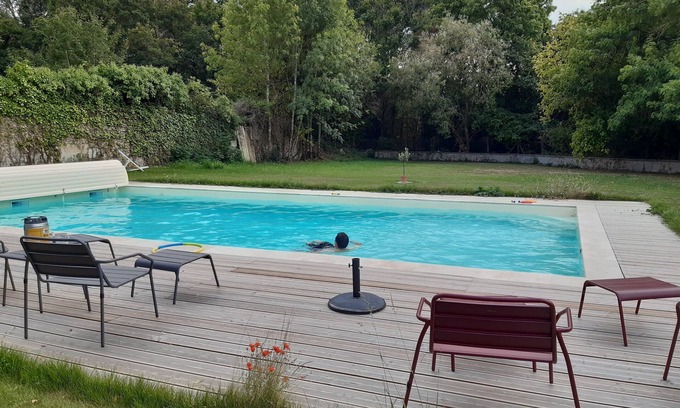 Charnizay Otro | Privatization of a château with swimming pool in Touraine