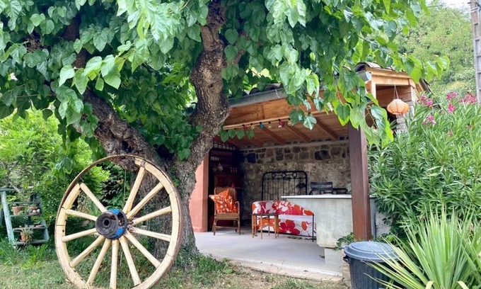Gagnieres Otro | Proche Ardèche, Beau mas Avec Piscine en Pleine Nature