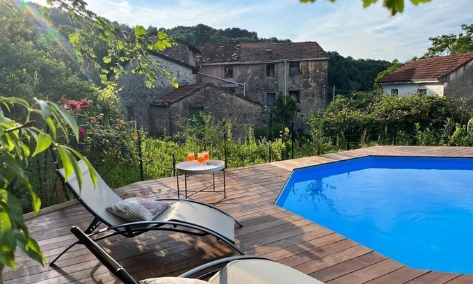 Ricco del Golfo di Spezia Casa | Proche des 5 Terres, Authentique Maison de Village, son Jardin et sa Piscine