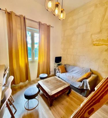 Talence Apartamento | proche kedge et universitée appartement cosy avec parking ,cuisine équipée ,sdb et jardin