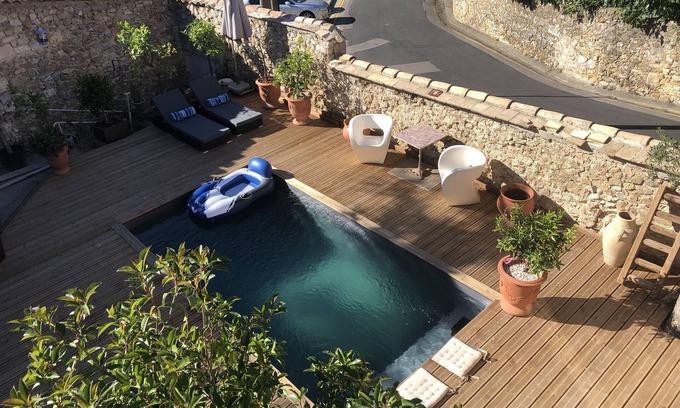 Murviel-les-Montpellier Casa | Promotion Pour Juillet - Aout 2021: Belle Maison de Village Dans le Calme Absolu