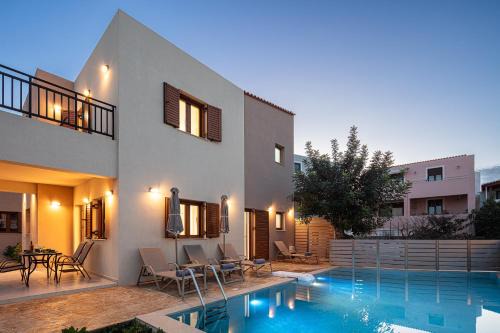 Atsipopoulo Villa | PROVILLAS - Ι, ΙΙ & ΙΙΙ - Luxury Villas with private pool near Retrymno