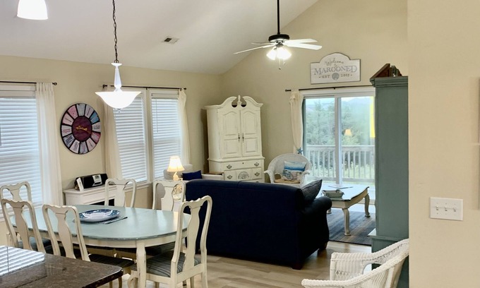 Avon Casa | Playero y hermoso en Avon Kinnakeet Shores 4Br-4 Masters! ¡¡Bancos externos!!