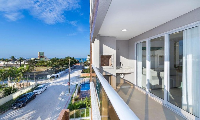 Ze Amandio Apartamento | Puntarenas 205 - Excelente apartamento 2 suítes - Finamente mobiliado e decorado - À poucos metros da praia - (Consultar serviços de roupa de cama e banho)