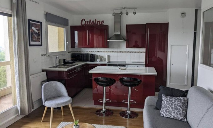 Gambetta Apartamento | Puteaux - Appartement vue Tour Eiffel
