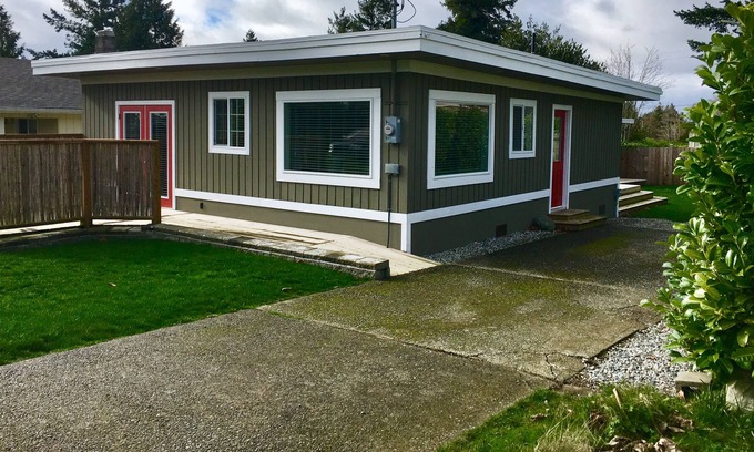 Point Roberts Cabaña | Q's Cottage en South Beach - Pintoresco y tranquilo,