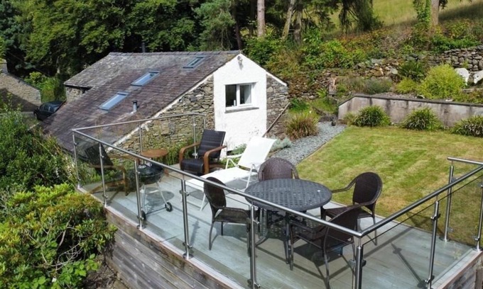 Bowness-on-Windermere Cabaña | Pintoresca cabaña independiente de Lakeland con vistas al jardín del lago Windermere
