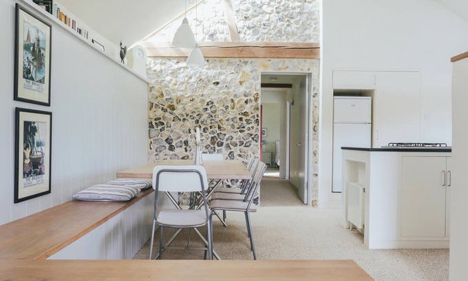 Haveringland Casa | Quaker Barn es una cabaña familiar de 5 * que admite perros en la zona rural del norte de Norfolk