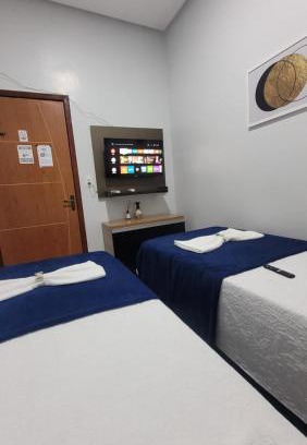 Maraba Apartamento | Quarto 4 econômico duplo próximo do aeroporto com ar condicionado e wifi grátis