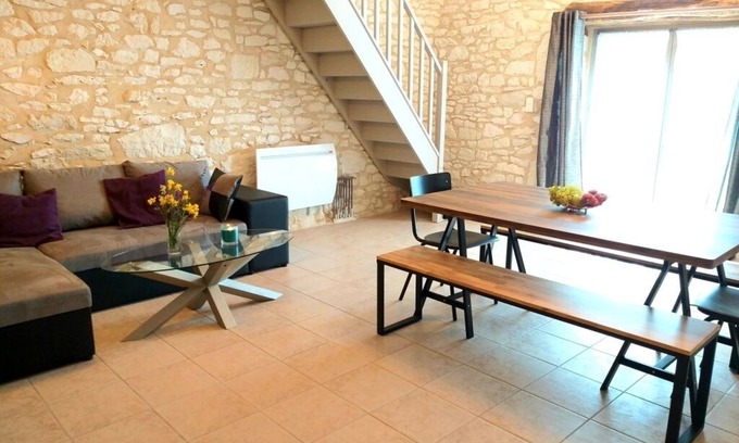 Labastide-de-Penne Cabaña | Gîte-Familiar-Habitación con desagüe-Vista al campo