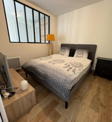 Saint-Mammes Apartamento | Quiet accommodation near train station