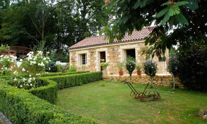 Prats-de-Carlux Cabaña | CALMA DESCANSO: ALQUILER *** con PISCINA cerca de SARLAT, PERIGORD NOORD