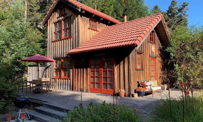 Mendocino Cabina | Cabaña tranquila en 5 acres minutos de Mendocino y Ocean