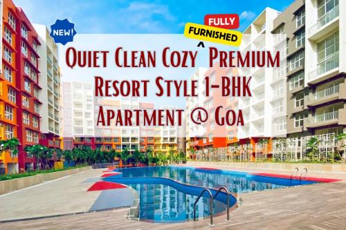 Chicalim Apartamento | Quiet & Cozy Resort Style Fully Furnished 1-BHK Apartment