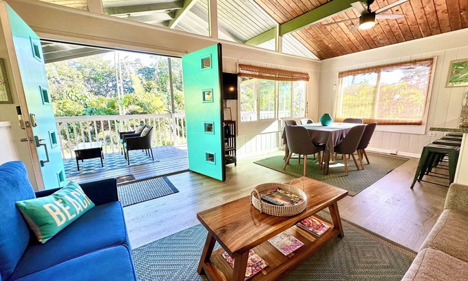 Hilo Casa | Quiet Hilo Beach Cottage, Prime Location for Beaches, Snorkeling, and Surfing