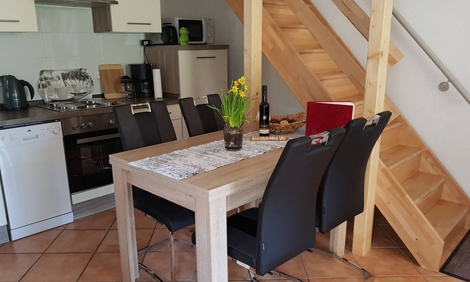Walporzheim Casa | Casa de vacaciones tranquila, justo en el Ahr con una hermosa terraza