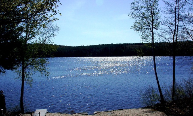 Sweden Casa | casa frente al lago tranquilo con playa privada cerca de Bridgton, ME