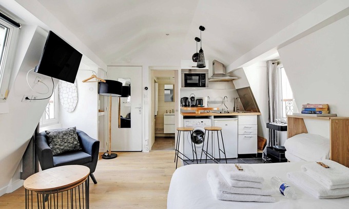 Arts-et-Metiers Apartamento | Quiet Studio - 2P - Sentier
