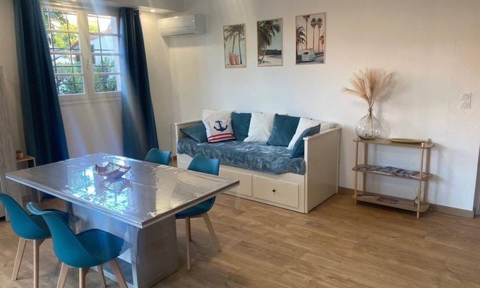Elne Apartamento | 🌞 Quiet T2 with terrace & garden - Beaches 10 min away, top comfort! 🌴