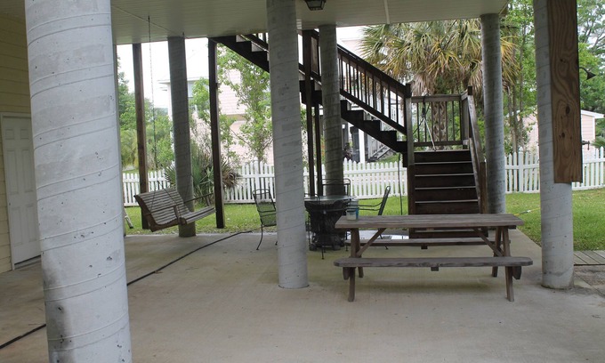 Bay St Louis Casa | Casa tranquila, frente al mar con acceso en barco cerca del río Jourdan!