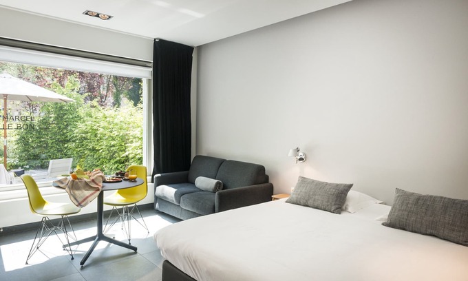Ghent Condominio | habitación de lujo situado en silencio plana en la planta baja con jardín y aparcamiento privado gratuito