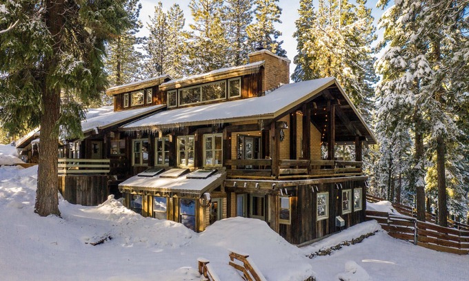 Sugar Pine Estate Casa | Quintaesencial Sierra Mountain Chalet | Se admiten perros