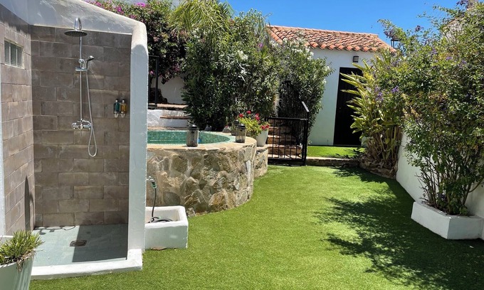 Sanlucar de Guadiana Casa | Quirky spacious village house with plunge pool and outdoor cinema