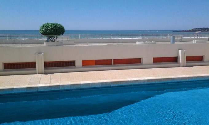 Saint-Gilles-Croix-de-Vie Apartamento | Résidence La Garenne à La Grande Plage, vue mer, piscine et parking privé, 6 personnes