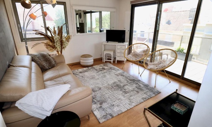 Le Touquet-Paris-Plage Apartamento | Résidence de standing, Appartement 4 personnes, T2 cabine avec balcon