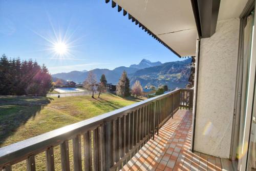 Notre-Dame-de-Bellecombe Apartamento | Résidence Les Alpages - Appartement Sud avec vues montagnes, skis aux pieds MAE-2664
