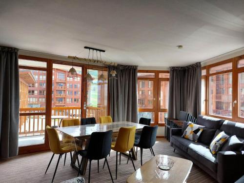 Arc-1800 Apartamento | Résidence Les Souverains - Charmant appartement de 3 pièces dans une résidence proche des pistes dans le quartier du Chantel. MAE-8134