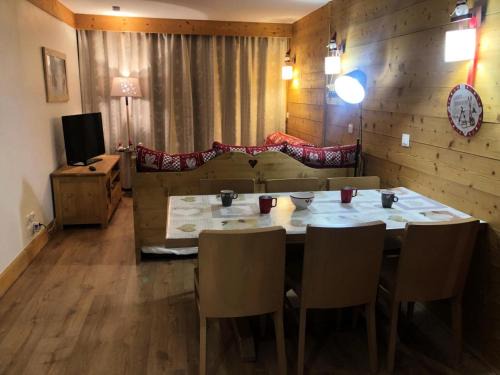 Belle Plagne Apartamento | Résidence Nereides - Appartement chaleureux · Accès direct aux pistes · Casier à skis · Vue pistes MAE-3567